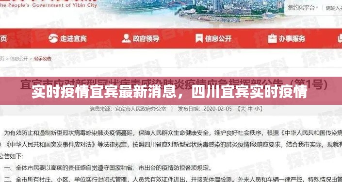 实时疫情宜宾最新消息,四川宜宾实时疫情