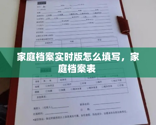 家庭档案实时版怎么填写,家庭档案表