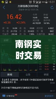 南钢实时交易,南钢股票今日行情