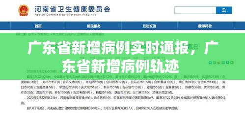 广东省新增病例实时通报,广东省新增病例轨迹