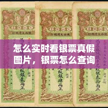 怎么实时看银票真假图片,银票怎么查询