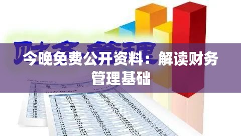 今晚免费公开资料:解读财务管理基础