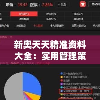 新奥天天精准资料大全:实用管理策略与技巧集