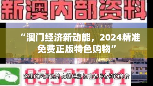 “澳门经济新动能,2024精准免费正版特色购物”