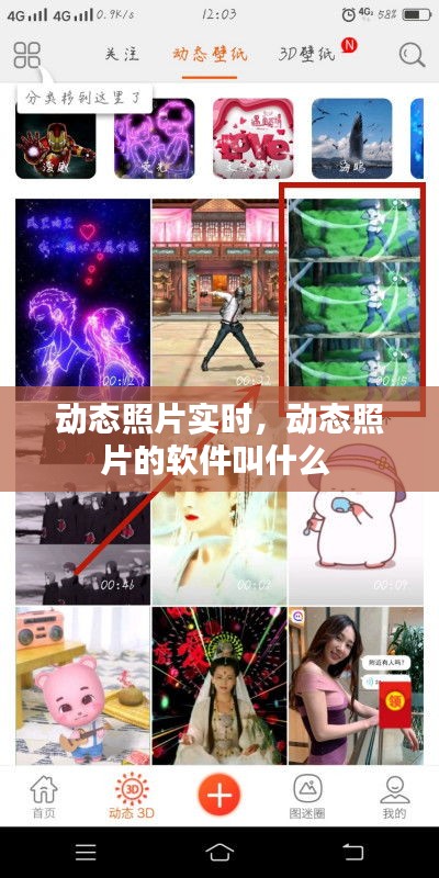 动态照片实时,动态照片的软件叫什么