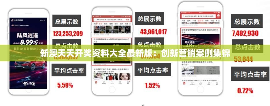 新澳天天开奖资料大全最新版:创新营销案例集锦