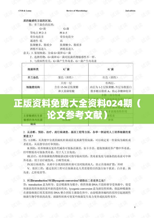 正版资料免费大全资料024期(论文参考文献)