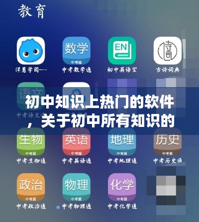 初中知识上热门的软件,关于初中所有知识的软件