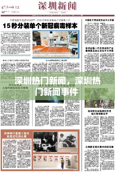 深圳热门新闻,深圳热门新闻事件