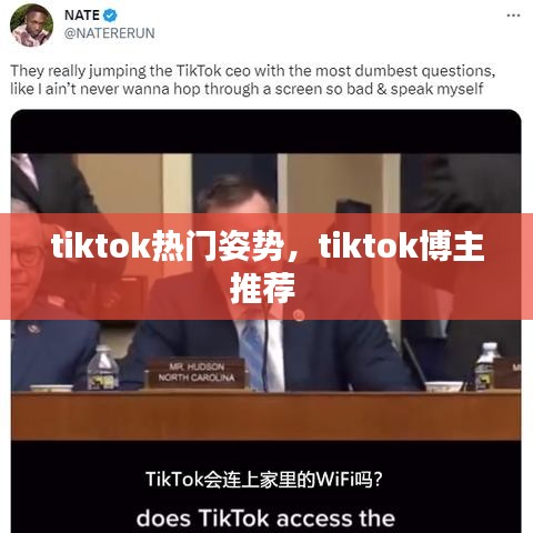 tiktok热门姿势,tiktok博主推荐