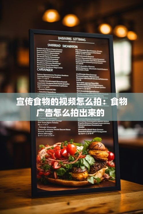 宣传食物的视频怎么拍:食物广告怎么拍出来的