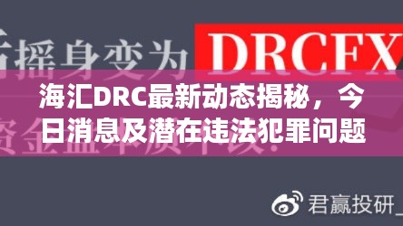 海汇DRC最新动态揭秘,今日消息及潜在违法犯罪问题探讨