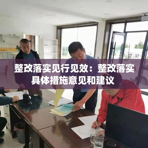 整改落实见行见效:整改落实具体措施意见和建议