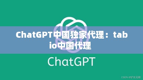 ChatGPT中国独家代理:tabio中国代理