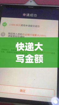 快递大写金额规范,保障交易透明与安全的必要措施