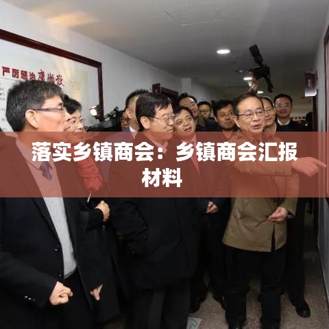 落实乡镇商会:乡镇商会汇报材料