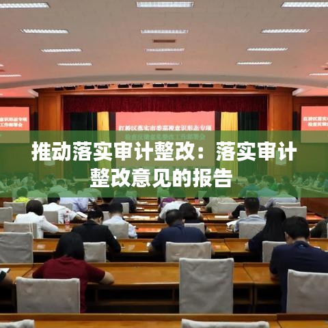 推动落实审计整改:落实审计整改意见的报告