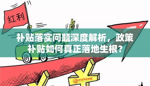 补贴落实问题深度解析,政策补贴如何真正落地生根?