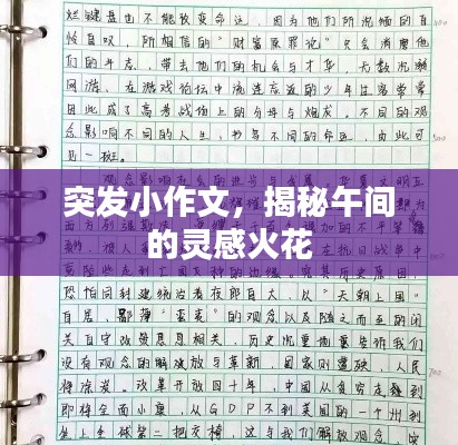 突发小作文,揭秘午间的灵感火花