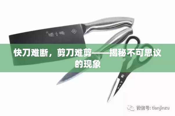 快刀难断,剪刀难剪——揭秘不可思议的现象