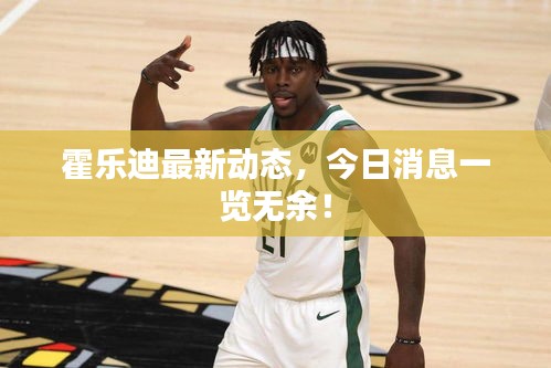霍乐迪最新动态,今日消息一览无余!
