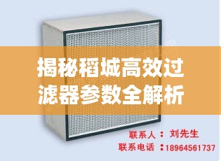 揭秘稻城高效过滤器参数全解析!