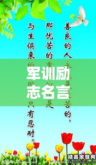 军训励志名言,激发潜能的力量语录