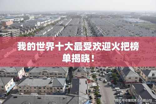 我的世界十大最受欢迎火把榜单揭晓!
