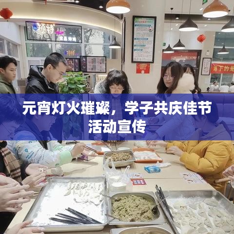 元宵灯火璀璨,学子共庆佳节活动宣传