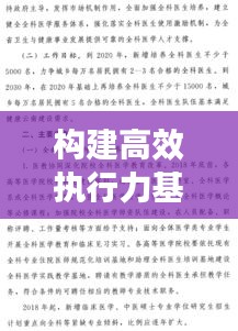 构建高效执行力基石,完善章程落实机制