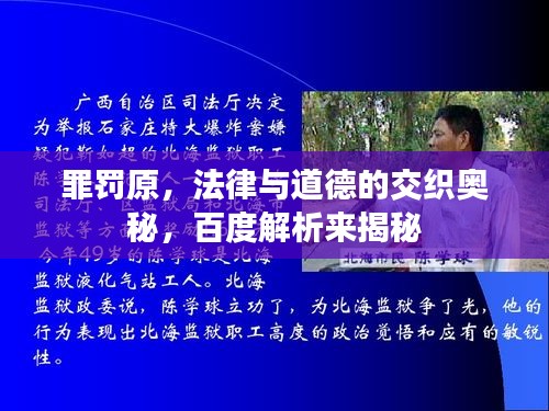 罪罚原,法律与道德的交织奥秘,百度解析来揭秘