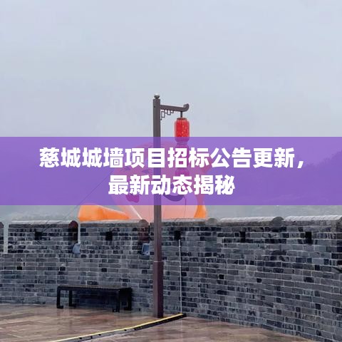 慈城城墙项目招标公告更新,最新动态揭秘