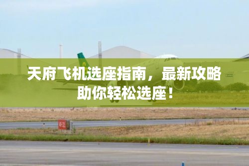天府飞机选座指南,最新攻略助你轻松选座!