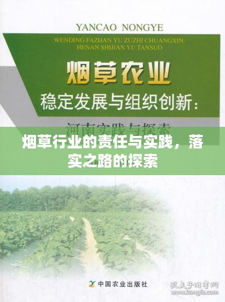 烟草行业的责任与实践,落实之路的探索